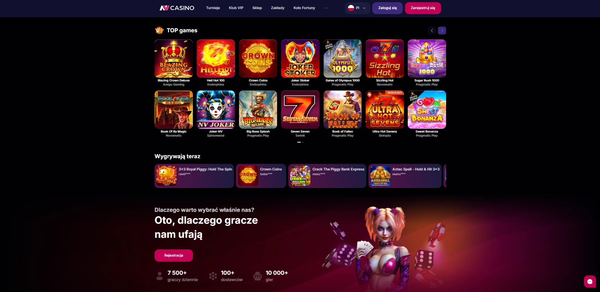 Oferta gier w Boomerang Bet Casino automaty i stoły Oferta gier w Boomerang Bet Casino