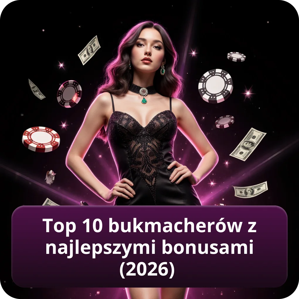 Top 10 bukmacherów z najlepszymi bonusami (2026) – aktualny ranking Top 10 bukmacherów z najlepszymi bonusami (2026)