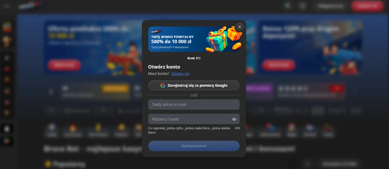 Bruce Bet Casino — krok po kroku od rejestracji do wypłaty wygranej Bruce Bet Casino — krok po kroku od rejestracji do wypłaty
