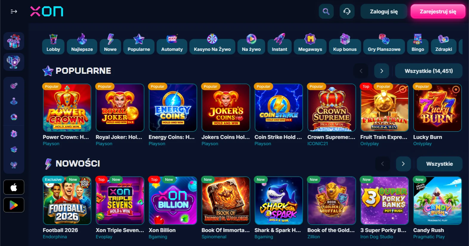 Najlepsze gry i automaty w casino XON Bet – XON Bet Casino oferta gier Najlepsze gry i automaty w casino XON Bet – XON Bet Casino