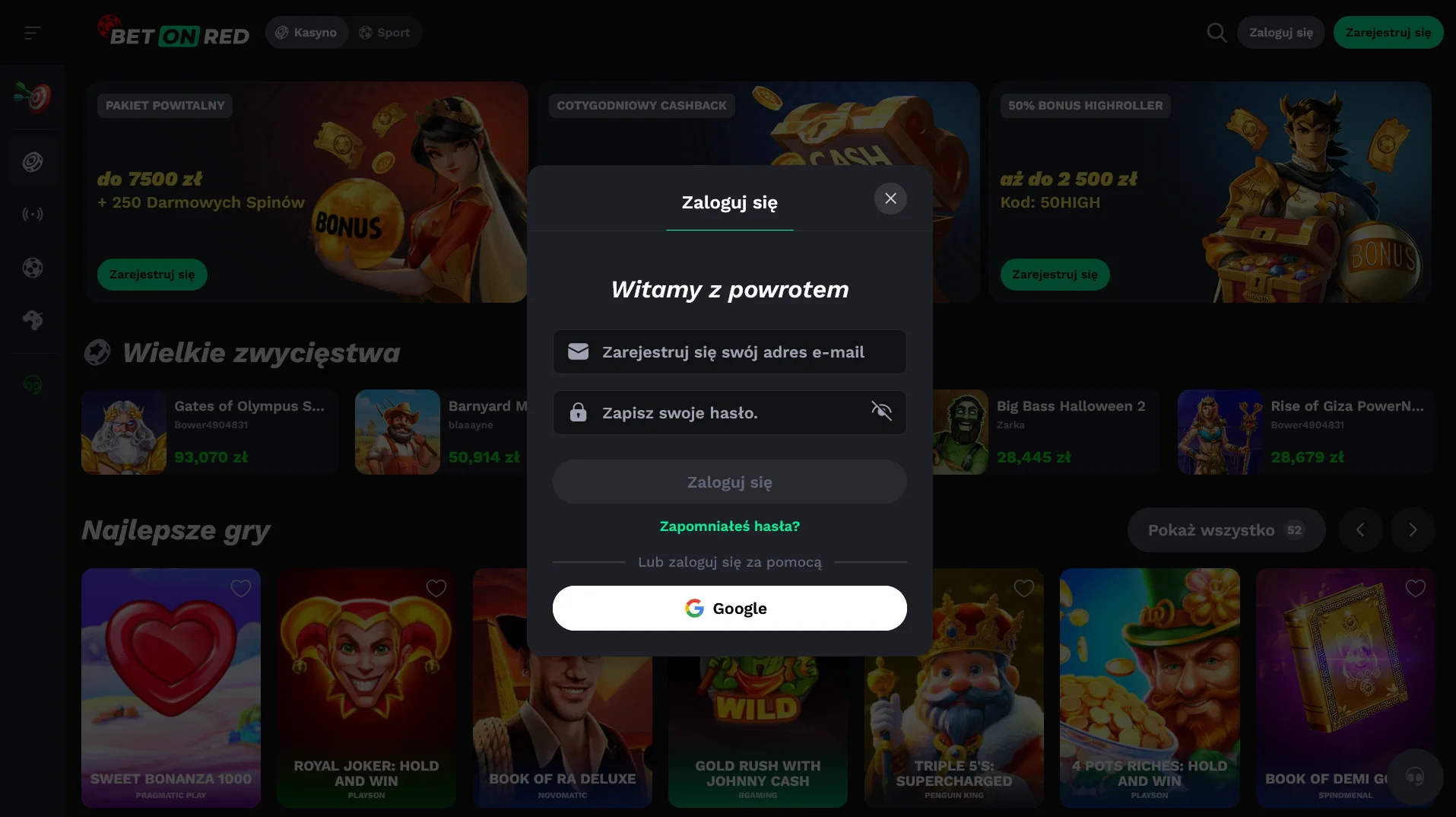 Jak założyć konto i Bet on Red Casino login krok po kroku Jak założyć konto i Bet on Red Casino login