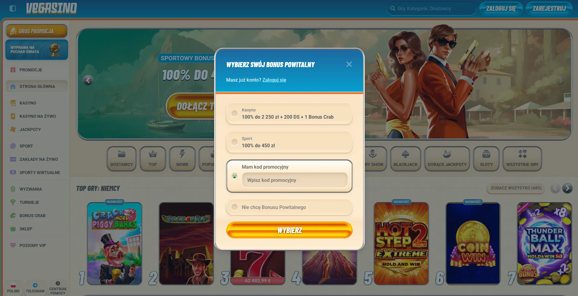 Kody promocyjne do kasyn online – ranking top 10 kasyn w Polsce Kody promocyjne do kasyn online – ranking top 10 kasyn